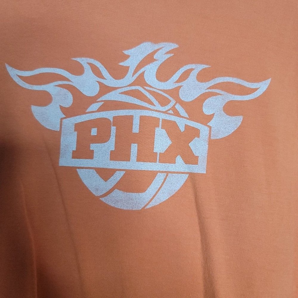Phoenix Suns Orange Ringer T Size XL Banner Supply Company  Cotton